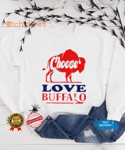 Choose Love Buffalo Stop Hate End Racism T Shirt