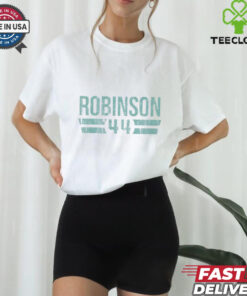 Chop Robinson Miami Dolphins NFL Football Font Vintage Shirt, showcasing a retro design with Chop Robinson's name and the Miami Dolphins' helmet logo in a classic football font. This vintage-style shirt blends nostalgia with modern flair, making it a perfect choice for fans who want to honor both the player and the team in a timeless, stylish way.