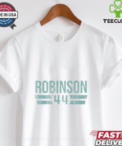Chop Robinson Miami Dolphins NFL Football Font Vintage Shirt, showcasing a retro design with Chop Robinson's name and the Miami Dolphins' helmet logo in a classic football font. This vintage-style shirt blends nostalgia with modern flair, making it a perfect choice for fans who want to honor both the player and the team in a timeless, stylish way.