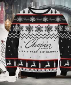 Chopin vodka Ugly Sweater 1 Chopin vodka Ugly Sweater