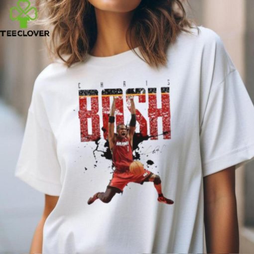 Chris Bosh Superstar Signature second player drafted by the Toronto Raptors T Shirt