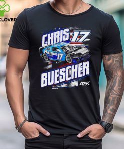 Chris Buescher 17 Checkered Flag Sports Fastenal Patriotic hoodie, sweater, longsleeve, shirt v-neck, t-shirt