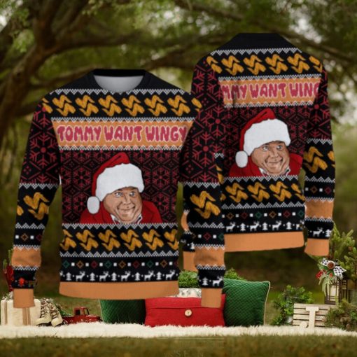 Chris Farley Tommy Likey Tommy Want Wingy Ugly Christmas Sweater