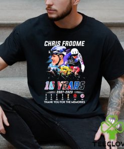 Chris Froome 16 Years 2007 2023 Thank You For The Memories Signatures Shirt