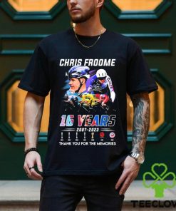 Chris Froome 16 Years 2007 2023 Thank You For The Memories Signatures Shirt