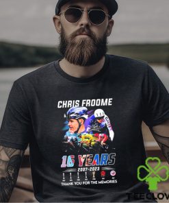 Chris Froome 16 Years 2007 2023 Thank You For The Memories Signatures Shirt