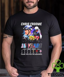Chris Froome 16 Years 2007 2023 Thank You For The Memories Signatures Shirt