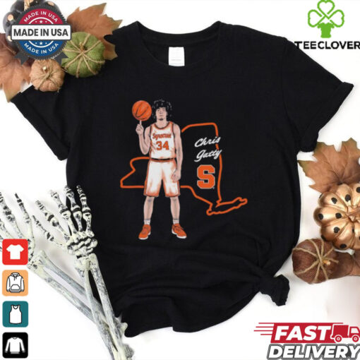 Chris Gatty Syracuse Men’s Basketball State map shirt