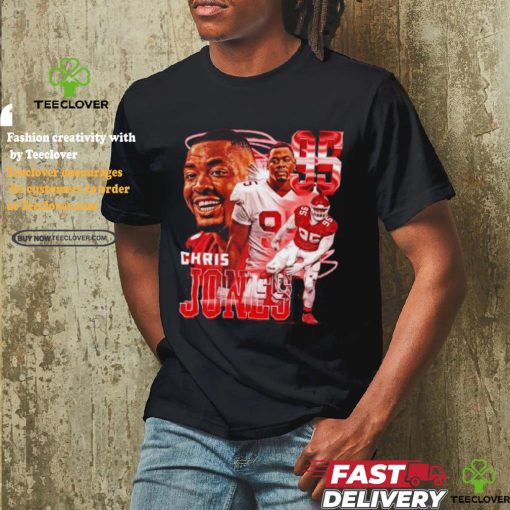 Chris Jones Kansas City Chiefs 95 vintage graphic shirt