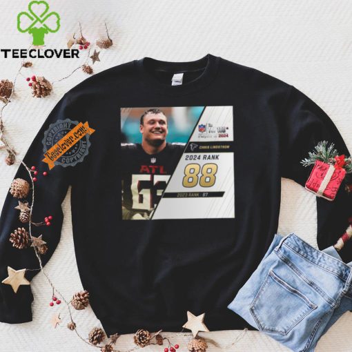 Chris Lindstrom Rank 88 The NFL Top 100 Players Of 2024 T Shirt