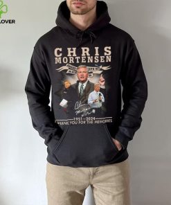 Chris Mortensen Signature 1951 2024 Thank You For The Memories T Shirt