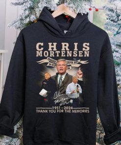 Chris Mortensen Signature 1951 2024 Thank You For The Memories T Shirt