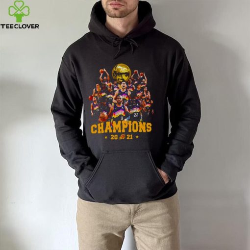 Chris Paul And Devin Booker Champions 2021 Basketbll hoodie, sweater, longsleeve, shirt v-neck, t-shirt