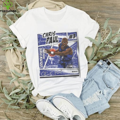 Chris Paul Golden State Comic Signature merican professional basketball player T Shirt