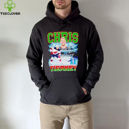 Chris Tierney 11 hockey player signature hoodie, sweater, longsleeve, shirt v-neck, t-shirt