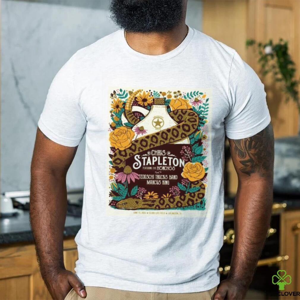Chris stapleton show at globe life field on june 15 2024 poster shirt Chris stapleton show at globe life field on june 15 2024 poster shirt