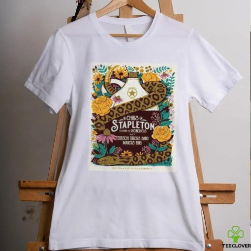 Chris stapleton show at globe life field on june 15 2024 poster shirt