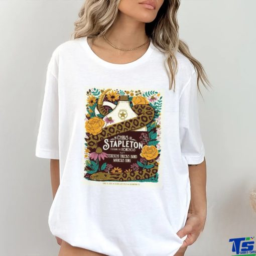 Chris stapleton show at globe life field on june 15 2024 poster shirt