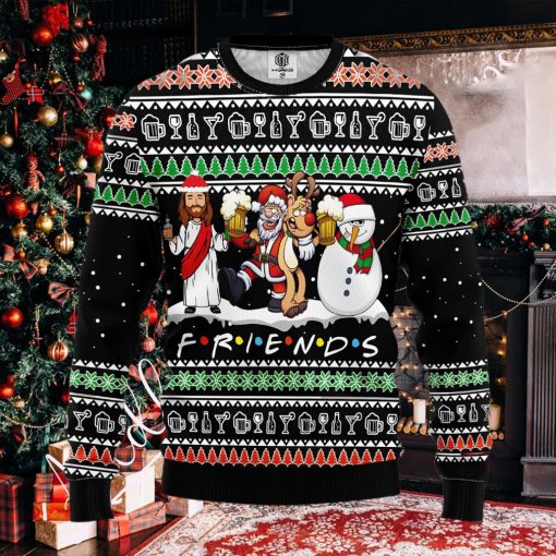Christ Friends Ugly Christmas Sweater