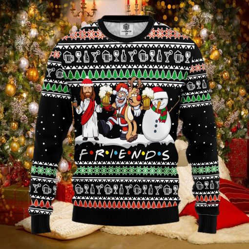 Christ Friends Ugly Christmas Sweater