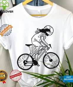 Christ on a bike art shirt