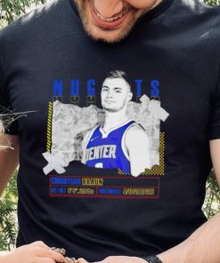 Christian Braun number 0 Denver Nuggets basketball player pose paper gift shirt