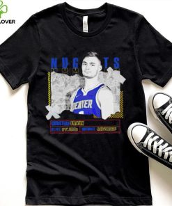 Christian Braun number 0 Denver Nuggets basketball player pose paper gift shirt