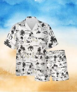 Christian Dior Palm Tree Luxury Summer Hawaiian Shirt