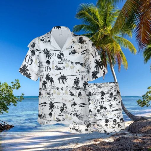 Christian Dior Palm Tree Luxury Summer Hawaiian Shirt