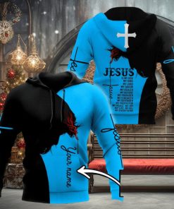 Christian Jesus Custom Name 3d All Over Print Hoodie