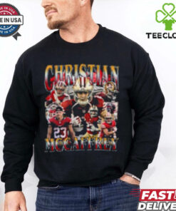 Christian McCaffrey Bootleg Collage Crewneck shirt
