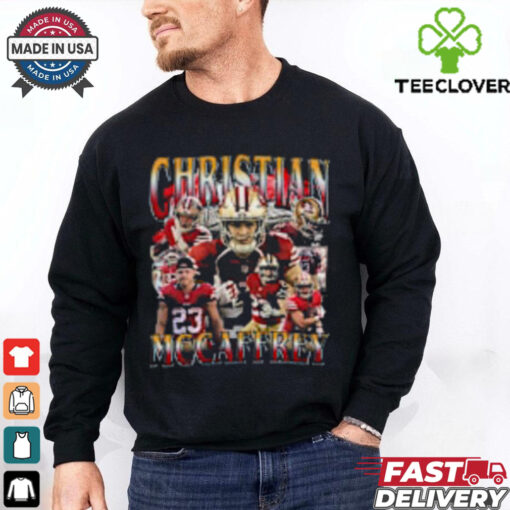 Christian McCaffrey Bootleg Collage Crewneck shirt