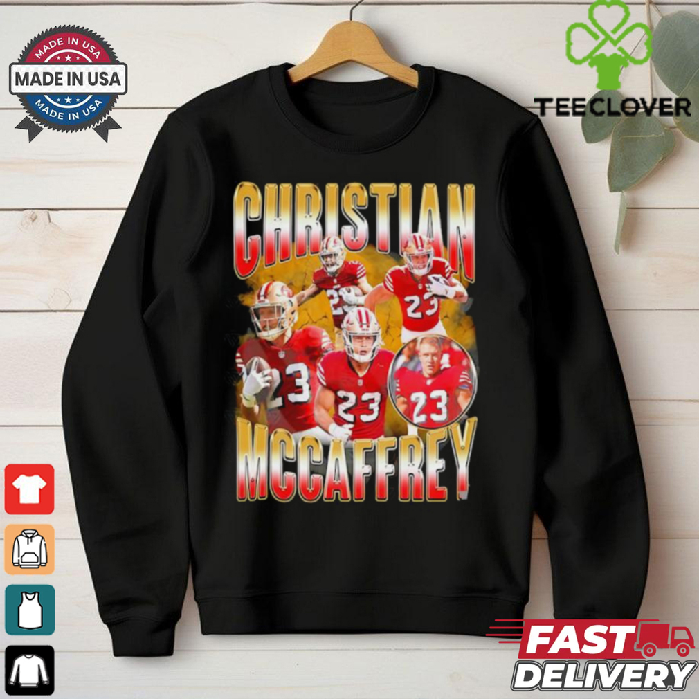 Christian McCaffrey No. 23 San Francisco 49ers graphic shirt Christian McCaffrey No. 23 San Francisco 49ers graphic shirt