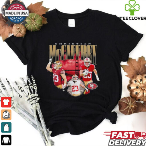 Christian McCaffrey San Francisco 49ers Bridge Player T Shirts