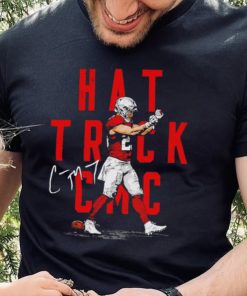 Christian McCaffrey San Francisco 49ers football player hat trick CMC signature shirt