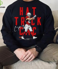 Christian McCaffrey San Francisco 49ers football player hat trick CMC signature hoodie, sweater, longsleeve, shirt v-neck, t-shirt