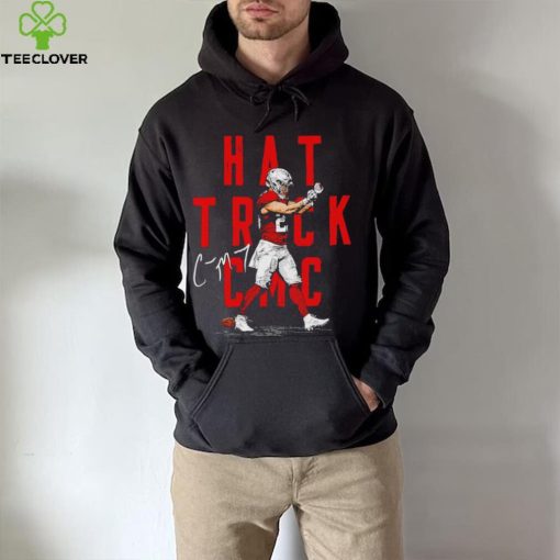 Christian McCaffrey San Francisco 49ers football player hat trick CMC signature hoodie, sweater, longsleeve, shirt v-neck, t-shirt