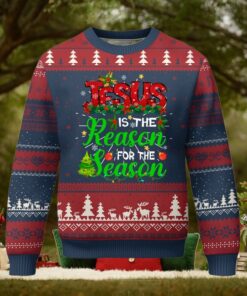Christian Ugly Christmas Sweater Jesus Is The Reason For The Season