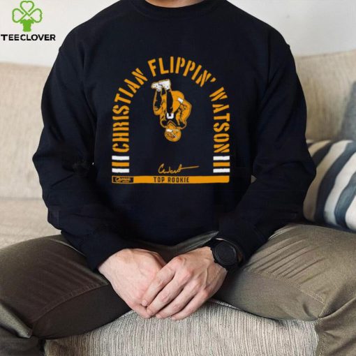 Christian Watson Green Bay Packers Christian Flippin’ Watson signature Top Rookie 2022 hoodie, sweater, longsleeve, shirt v-neck, t-shirt