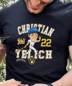 Christian Yelich Milwaukee Brewers Caricature shirt