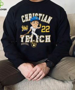 Christian Yelich Milwaukee Brewers Caricature hoodie, sweater, longsleeve, shirt v-neck, t-shirt