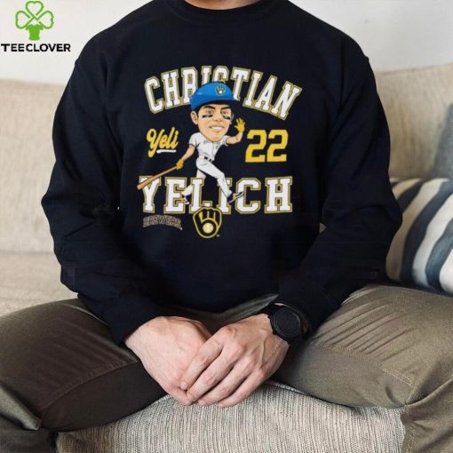 Christian Yelich Milwaukee Brewers Caricature hoodie, sweater, longsleeve, shirt v-neck, t-shirt