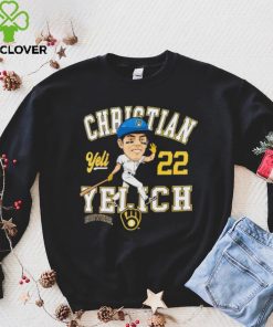 Christian Yelich Milwaukee Brewers Caricature hoodie, sweater, longsleeve, shirt v-neck, t-shirt