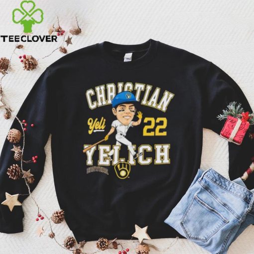 Christian Yelich Milwaukee Brewers Caricature hoodie, sweater, longsleeve, shirt v-neck, t-shirt