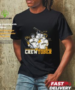 Christian Yelich and Willy Adames and William Contreras Crewtober shirt