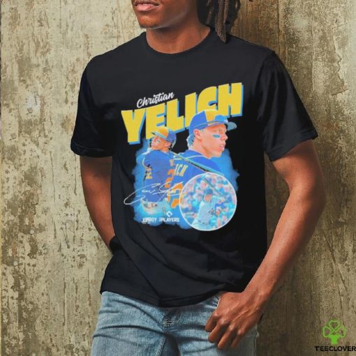 Christian Yelich signature shirt