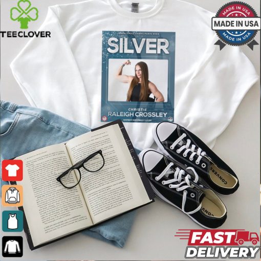 Christie Raleigh Crossley Silver Medal Women’s 50M Freestyle S10 Paralympic Games Paris 2024 Poster t shirt