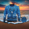 Christmas 2024 Bulldog Drink Natural Light Beer Ugly Sweater