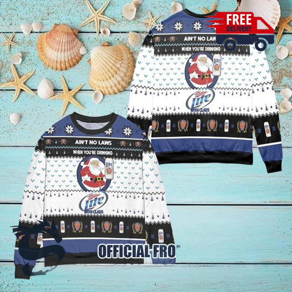 Christmas 2024 When You’re Drinking Miller Lite With Santa Claus Ugly Sweater Christmas 2024 When You’re Drinking Miller Lite With Santa Claus Ugly Sweater