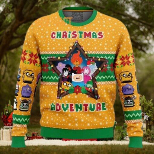 Christmas Adventure Time Ugly Christmas Sweater – Fun Holiday Sweater for Adventure Fans